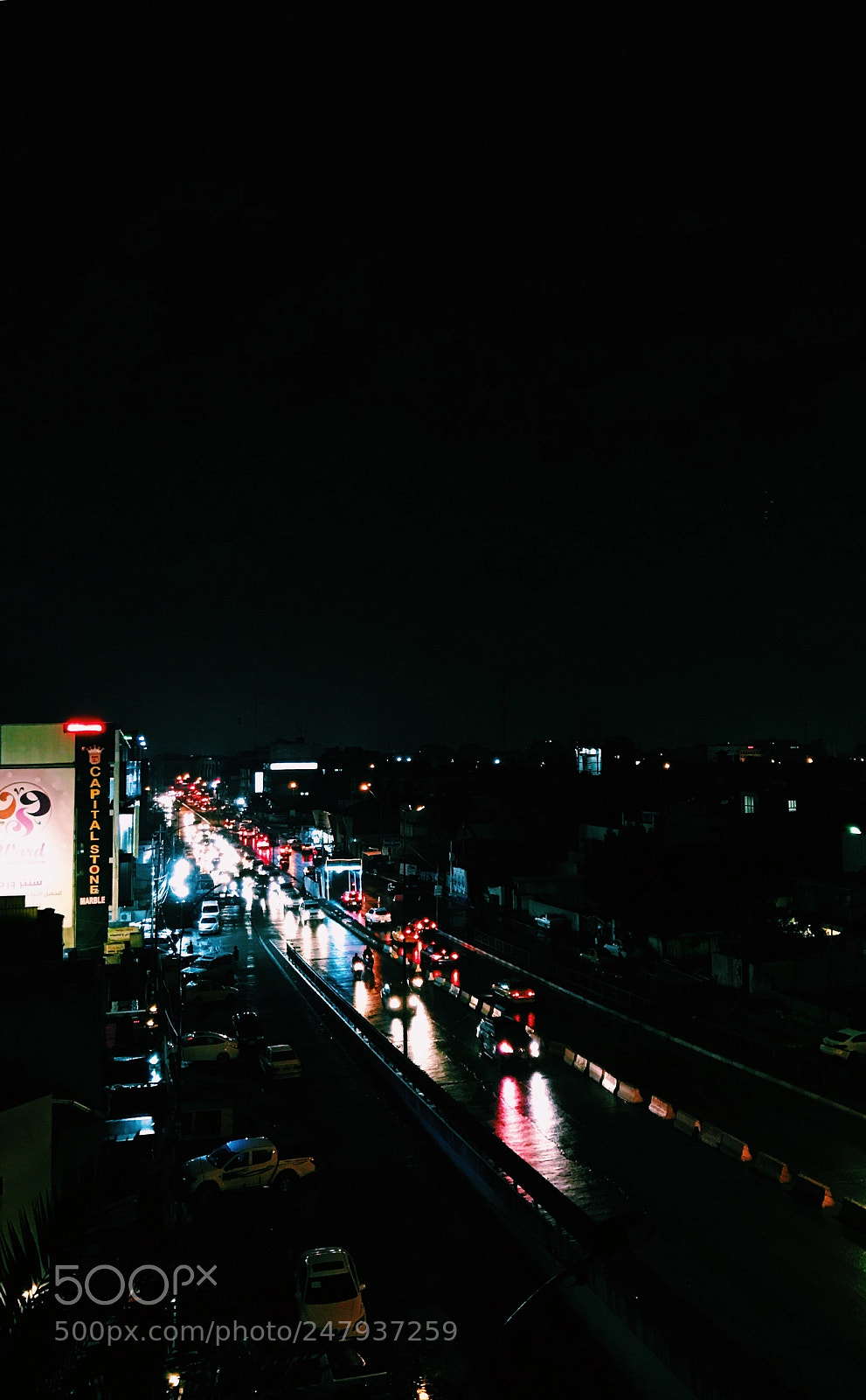 Apple iPhone 7 sample photo. Baghdad night photography