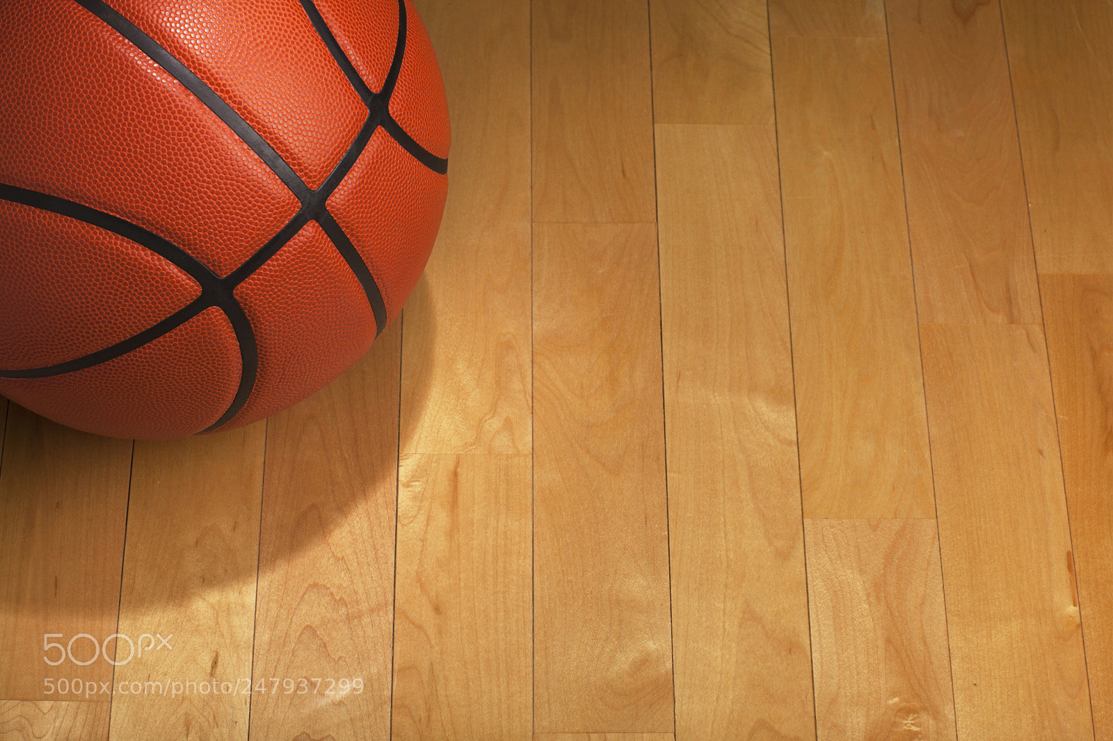 Canon EOS 5D Mark II sample photo. Basketball with spot lighting photography