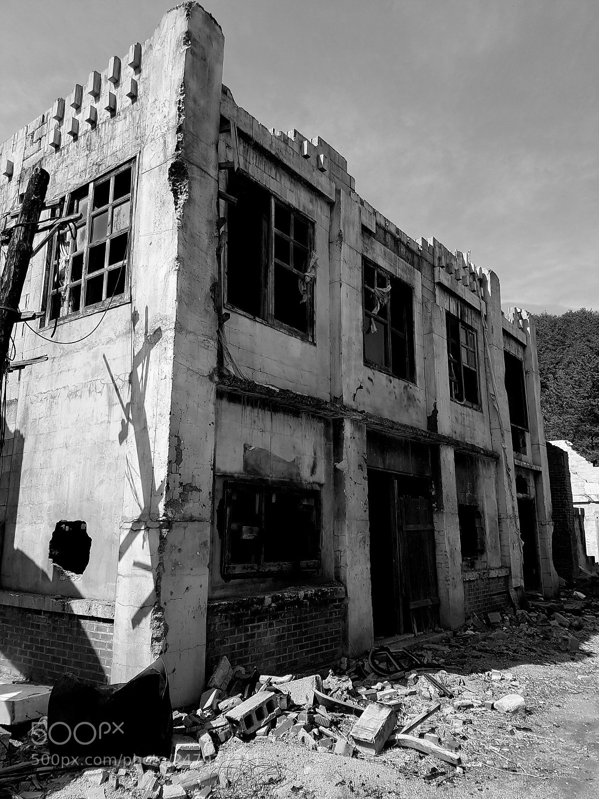 Samsung Galaxy S7 sample photo. Korean war ruins photography