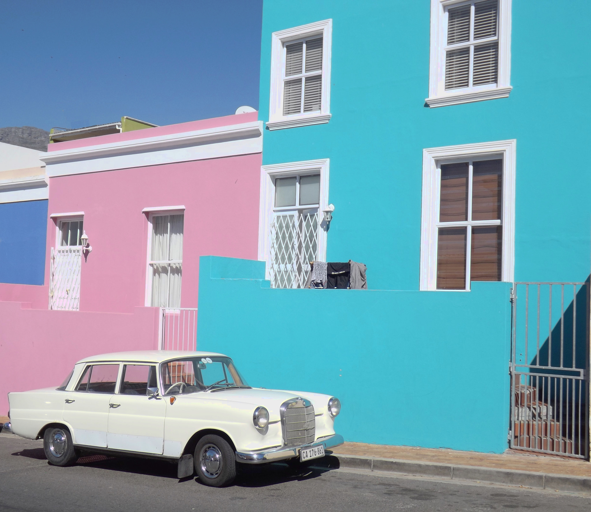 Fujifilm FinePix S4500 sample photo. Classic car parked in bo-kaap photography