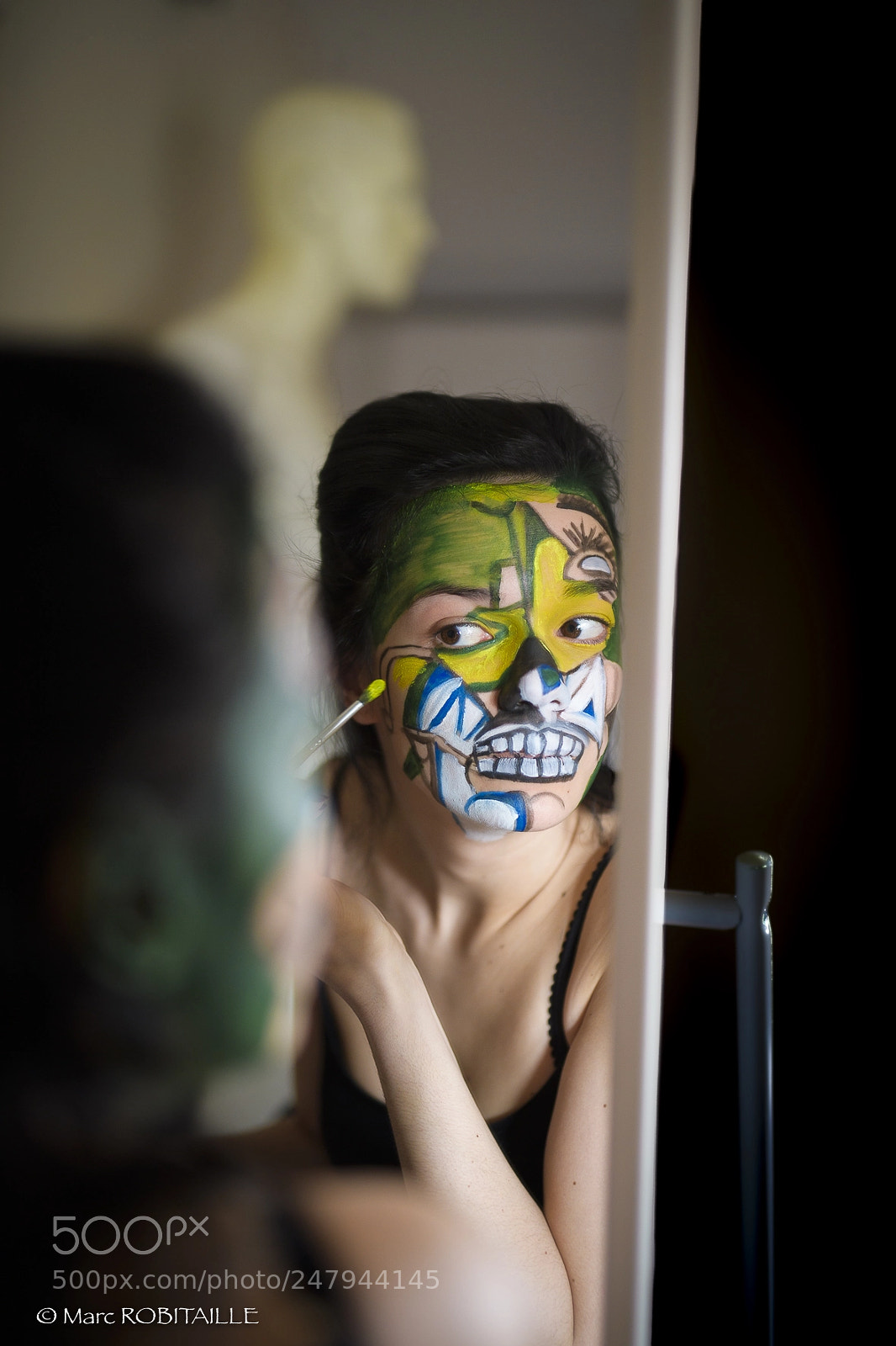Nikon D5 sample photo. Body painting photography