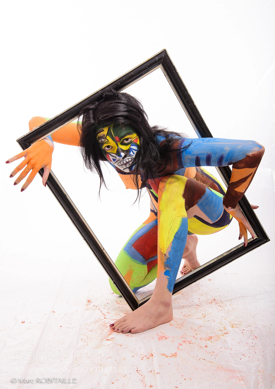 Nikon D810 sample photo. Body painting photography