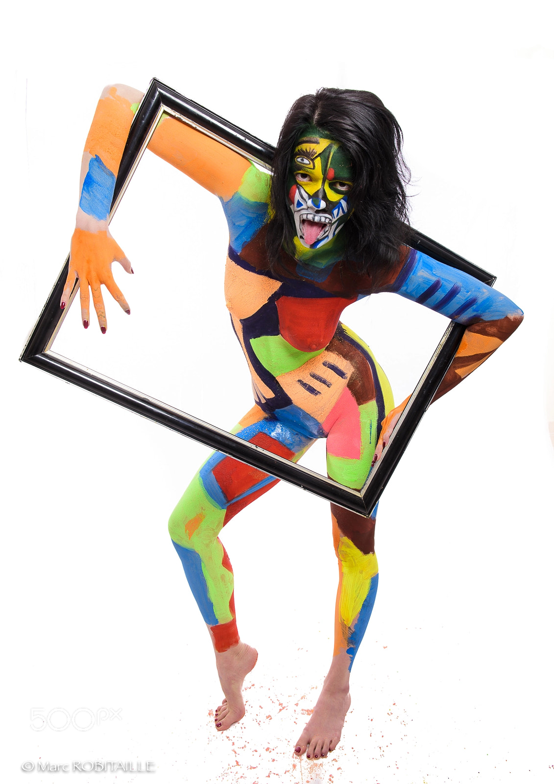 Nikon D810 sample photo. Body painting photography