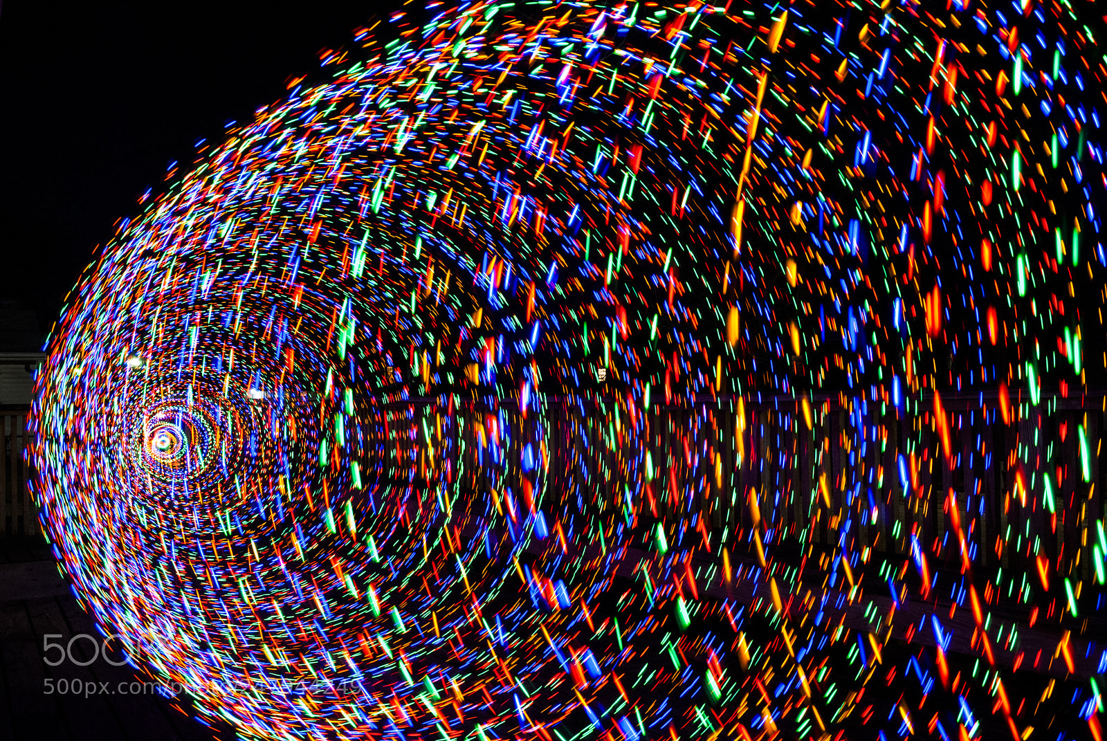 Nikon D3000 sample photo. Christmas whirl photography