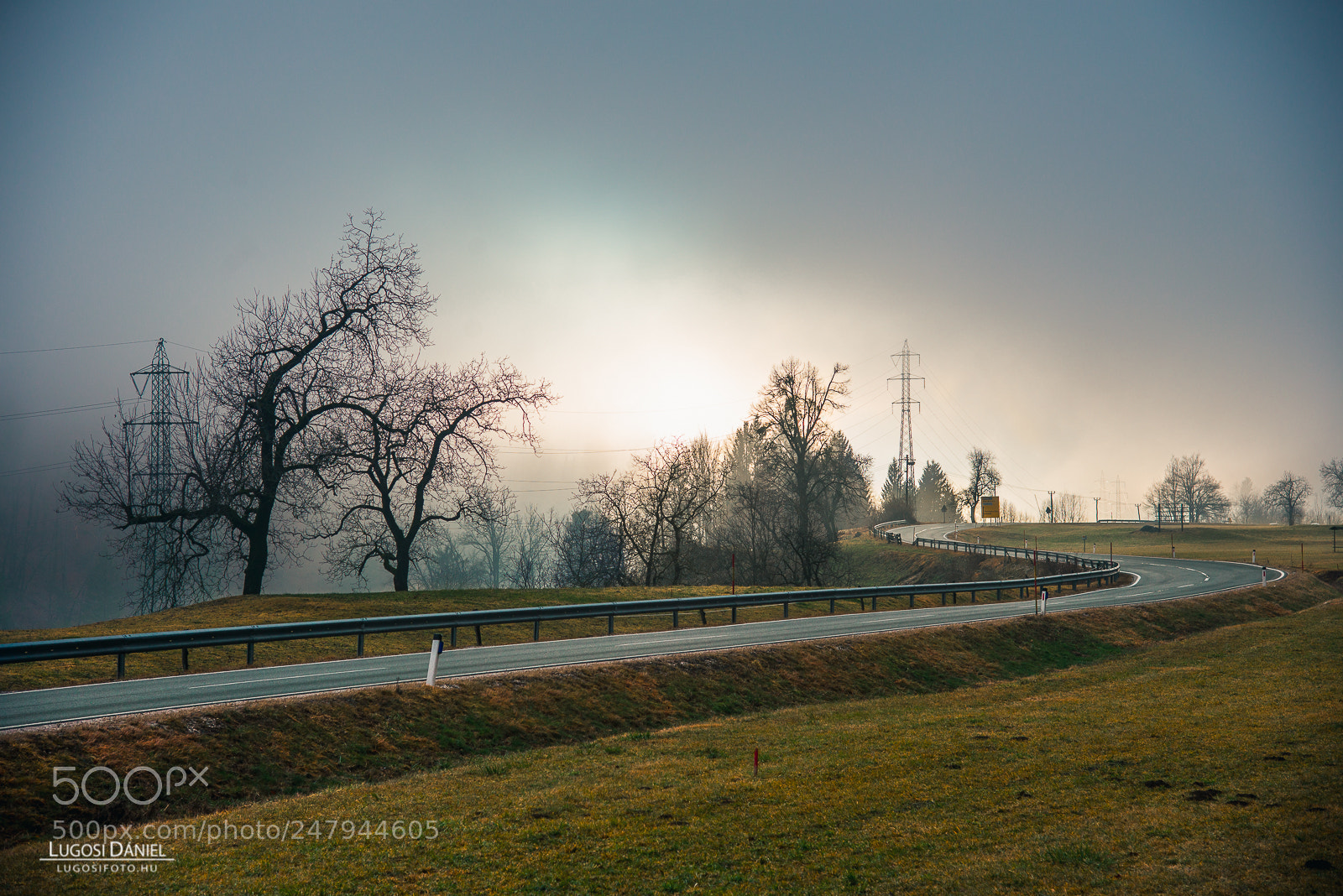 Nikon D610 sample photo. Road to bled photography