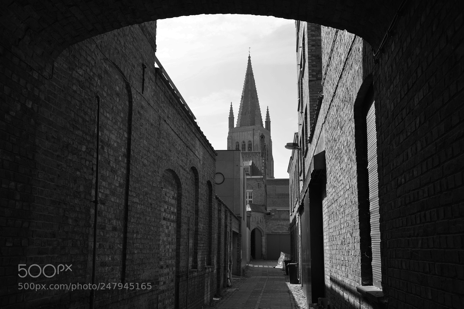 Nikon D5200 sample photo. Church black & white photography