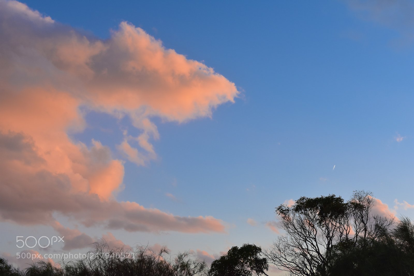 Nikon D3400 sample photo. Orange clouds photography