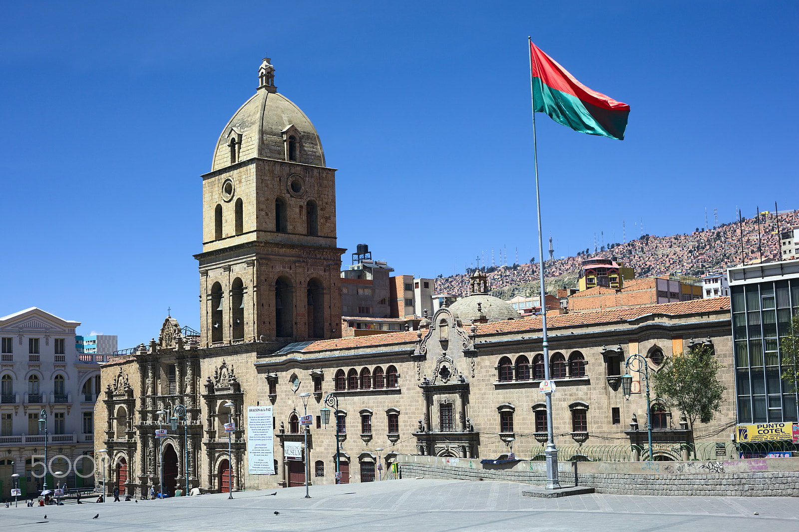 Canon EF 50mm F1.8 II sample photo. Basilica of san francisco in la paz, bolivia photography