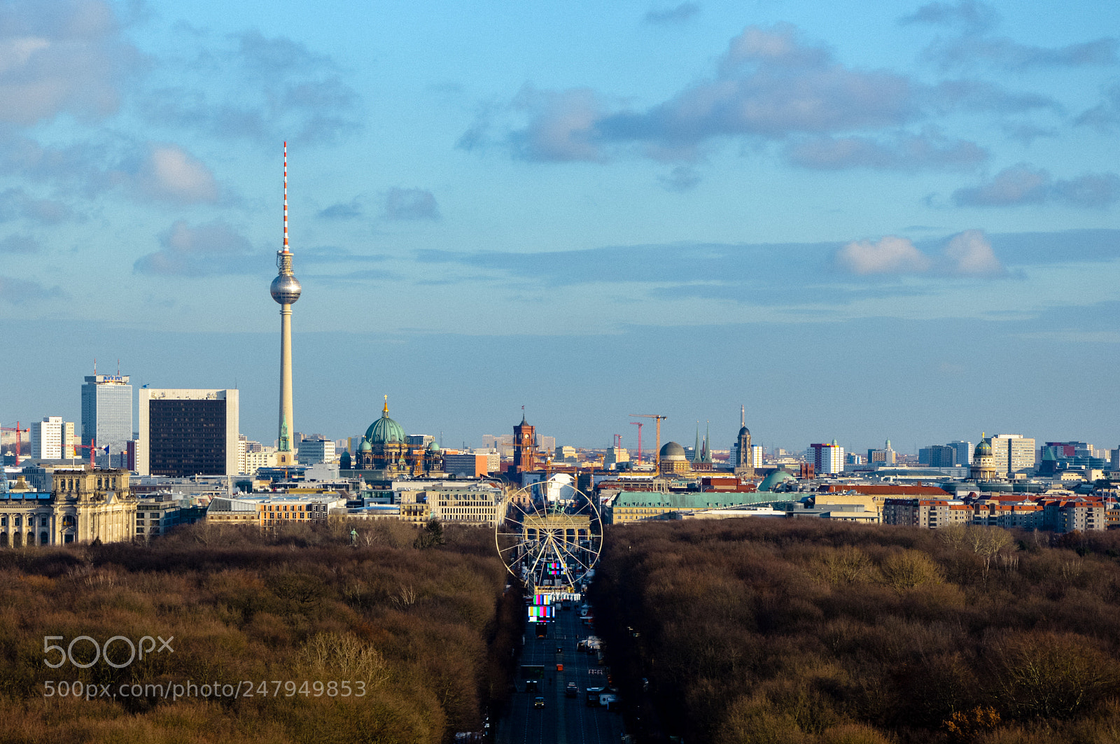 Nikon D3200 sample photo. Berlin skyline photography