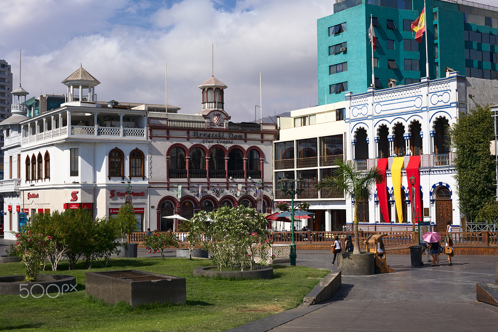 Canon EF 50mm F1.8 II sample photo. Plaza prat main square in iquique, chile photography