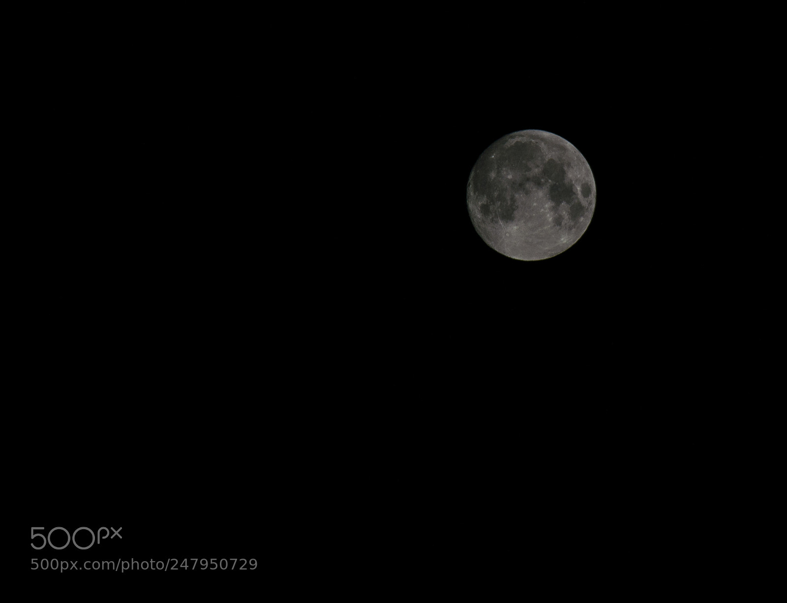 Nikon D3200 sample photo. Full moon photography