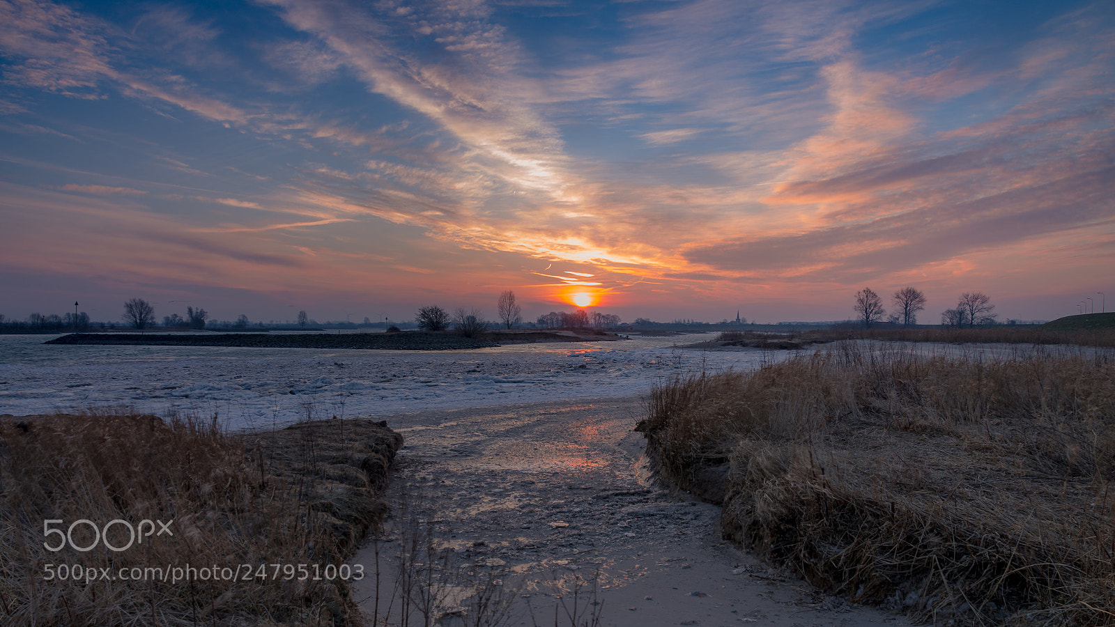 Pentax K-5 sample photo. Winter sunrise photography