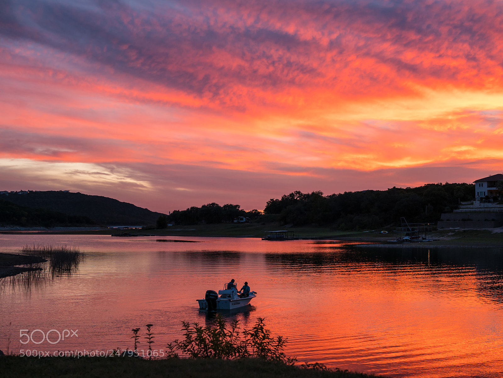 Panasonic Lumix DMC-GX85 (Lumix DMC-GX80 / Lumix DMC-GX7 Mark II) sample photo. Lake travis sunset photography