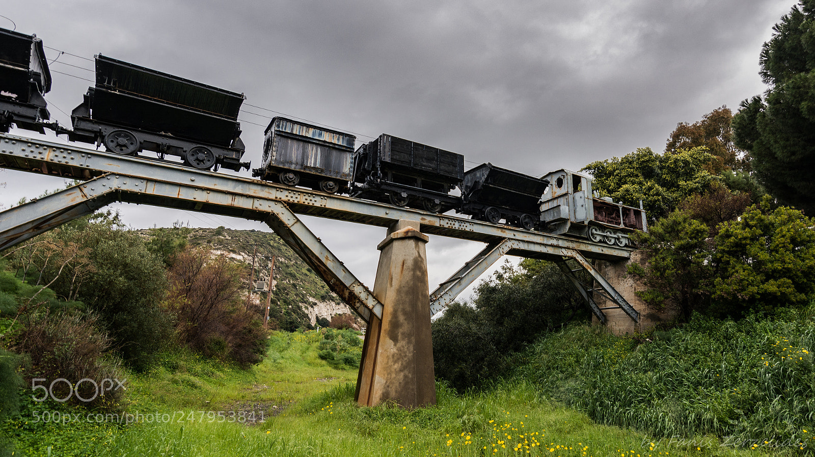 Nikon D5200 sample photo. Old rail bridge photography