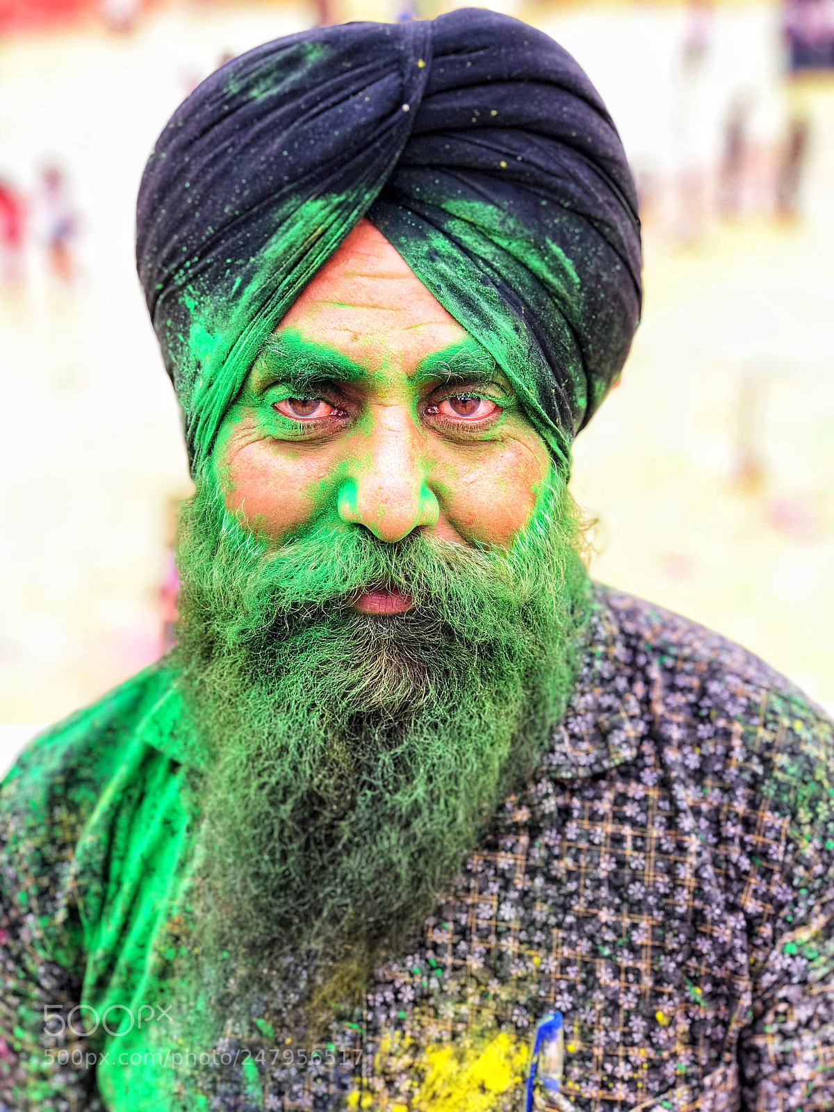 Apple iPhone 8 Plus sample photo. Colorful festival of holi photography