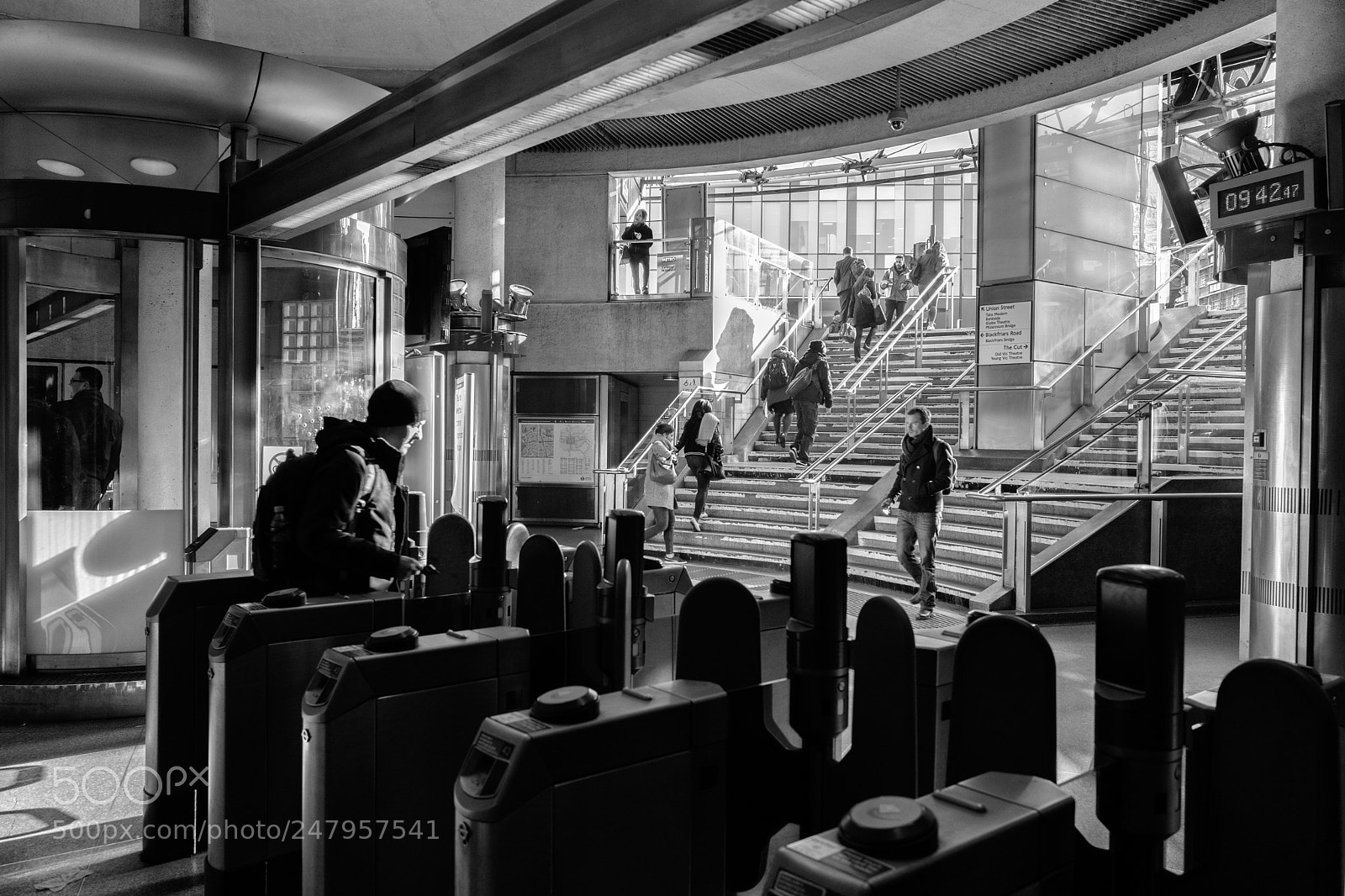 Leica Q (Typ 116) sample photo. Ticket barrier exit. photography