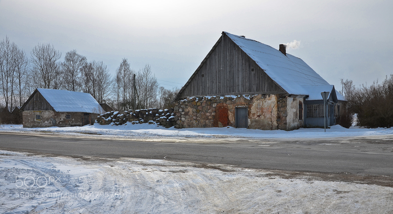Nikon D5100 sample photo. Latvian winter photography