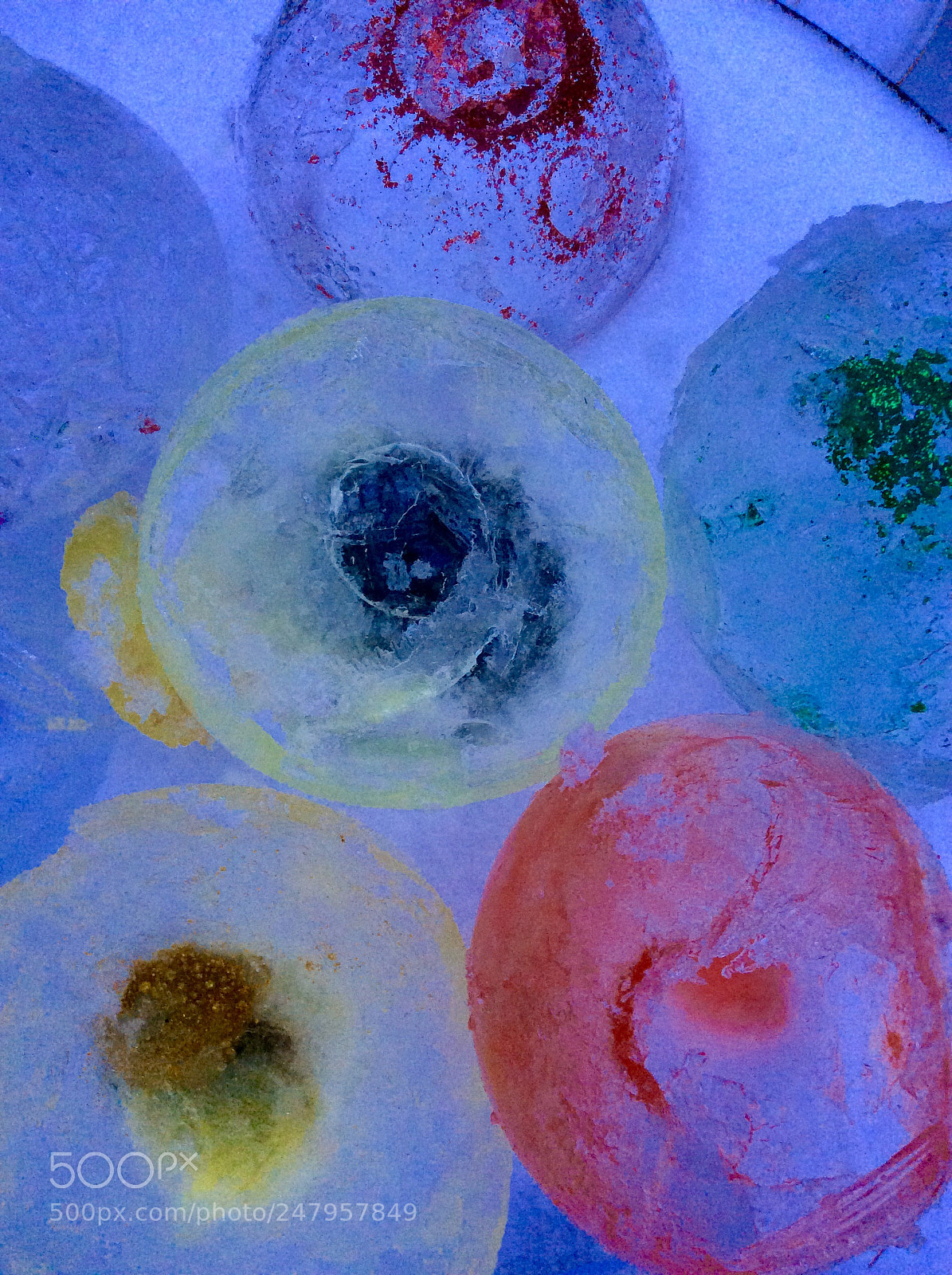 Apple iPad Air sample photo. Chihuly ice balloons made photography