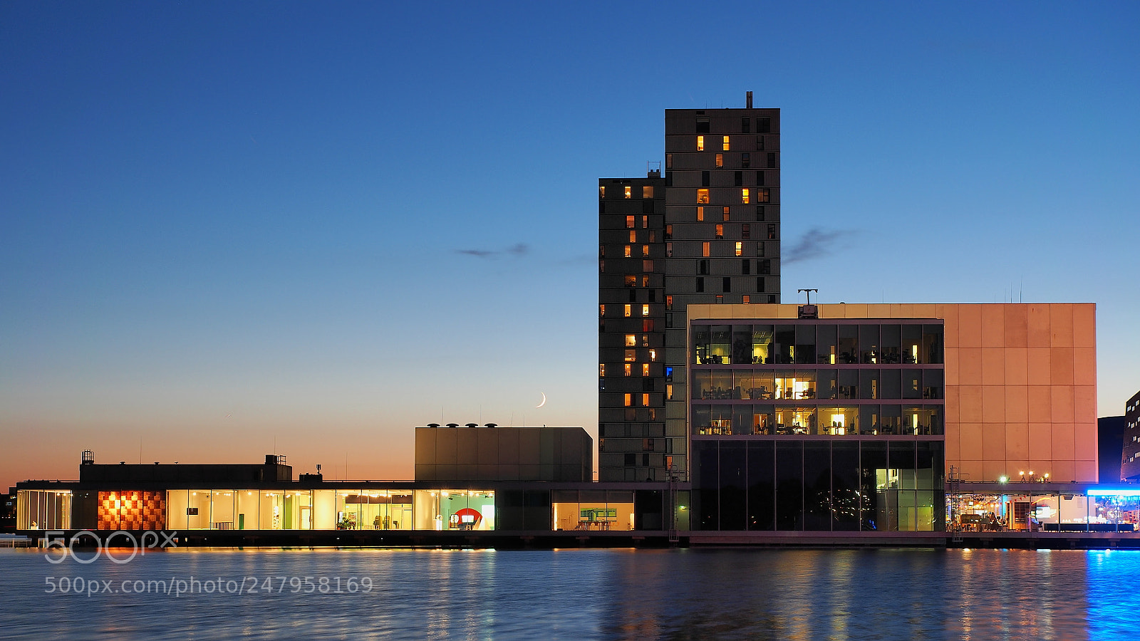 Olympus OM-D E-M5 sample photo. Theater almere-stad photography