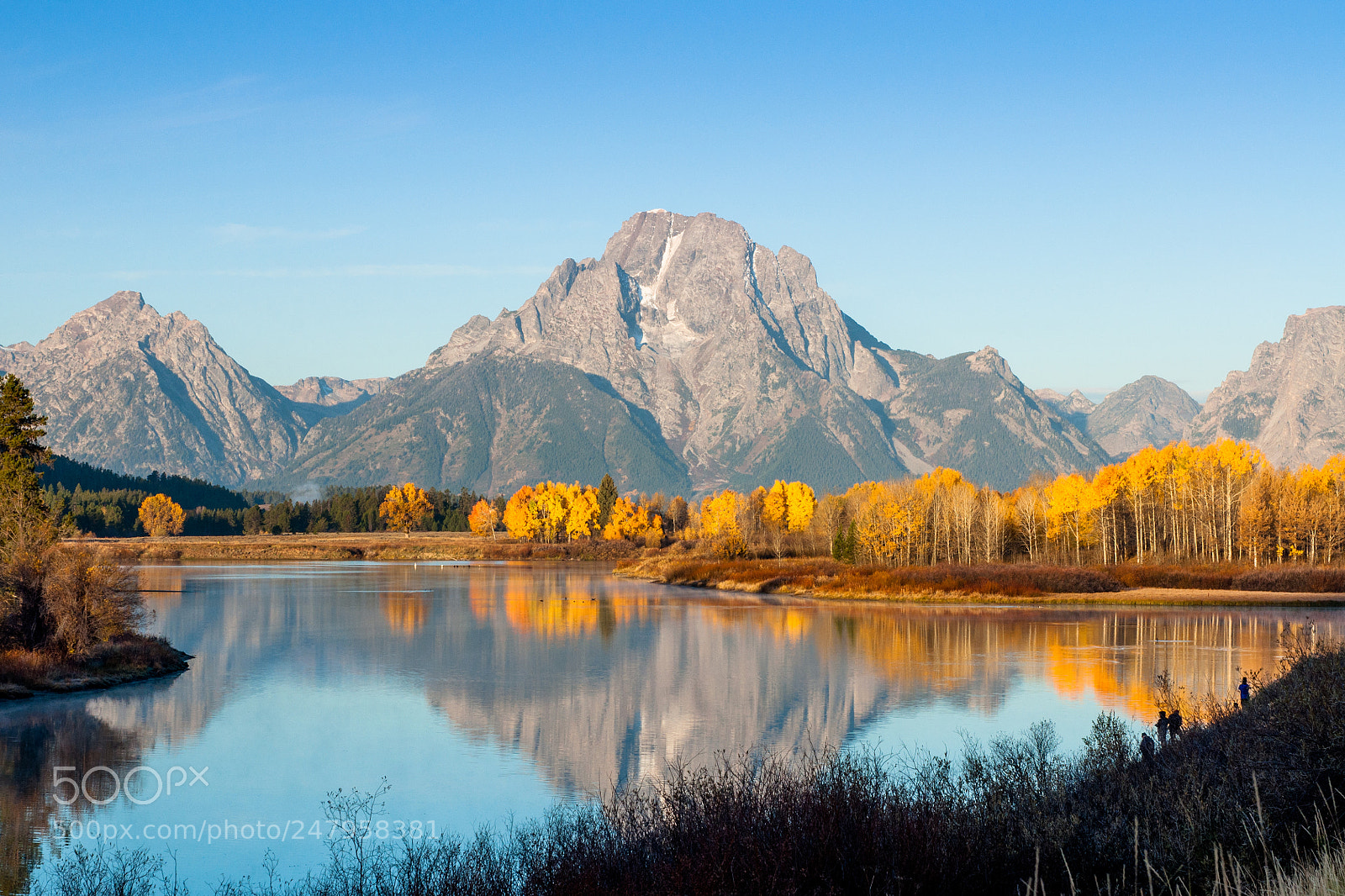 Nikon D90 sample photo. Autumn sunrise at oxbow photography