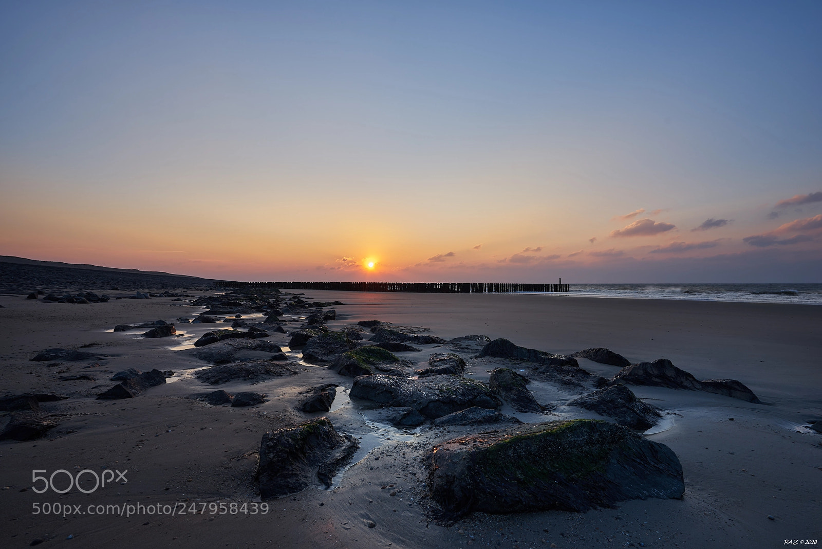 Sony a7R sample photo. Sun setting @ noorderhoofd. photography