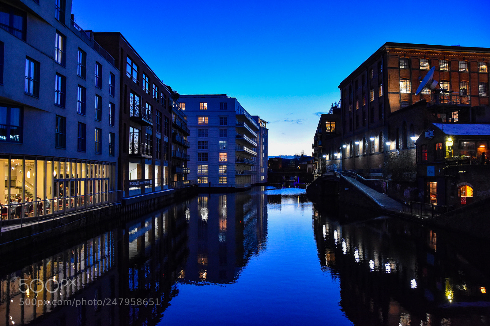 Nikon D3400 sample photo. London night reflection photography