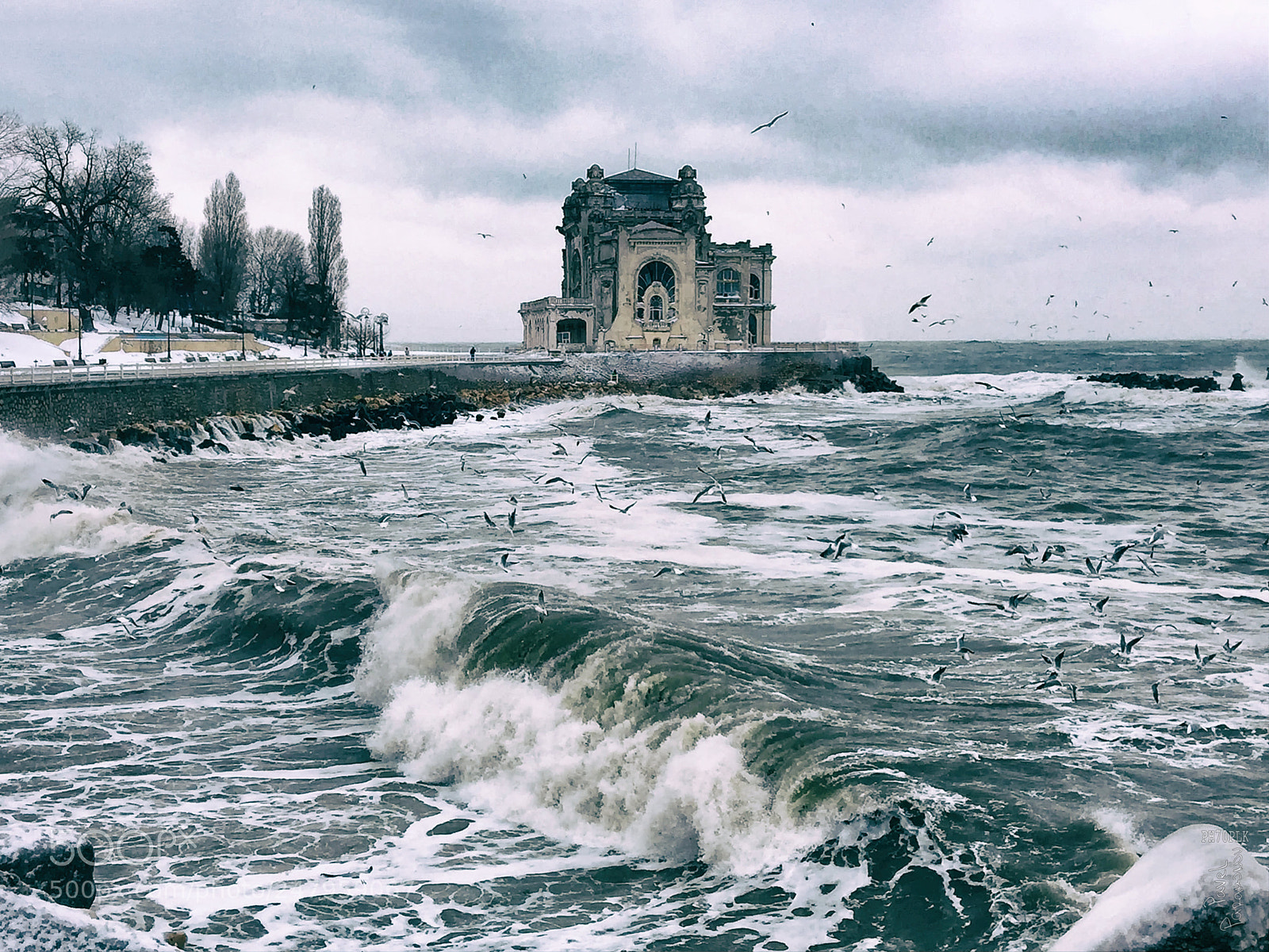 Apple iPhone 6 sample photo. Storm in constanta photography