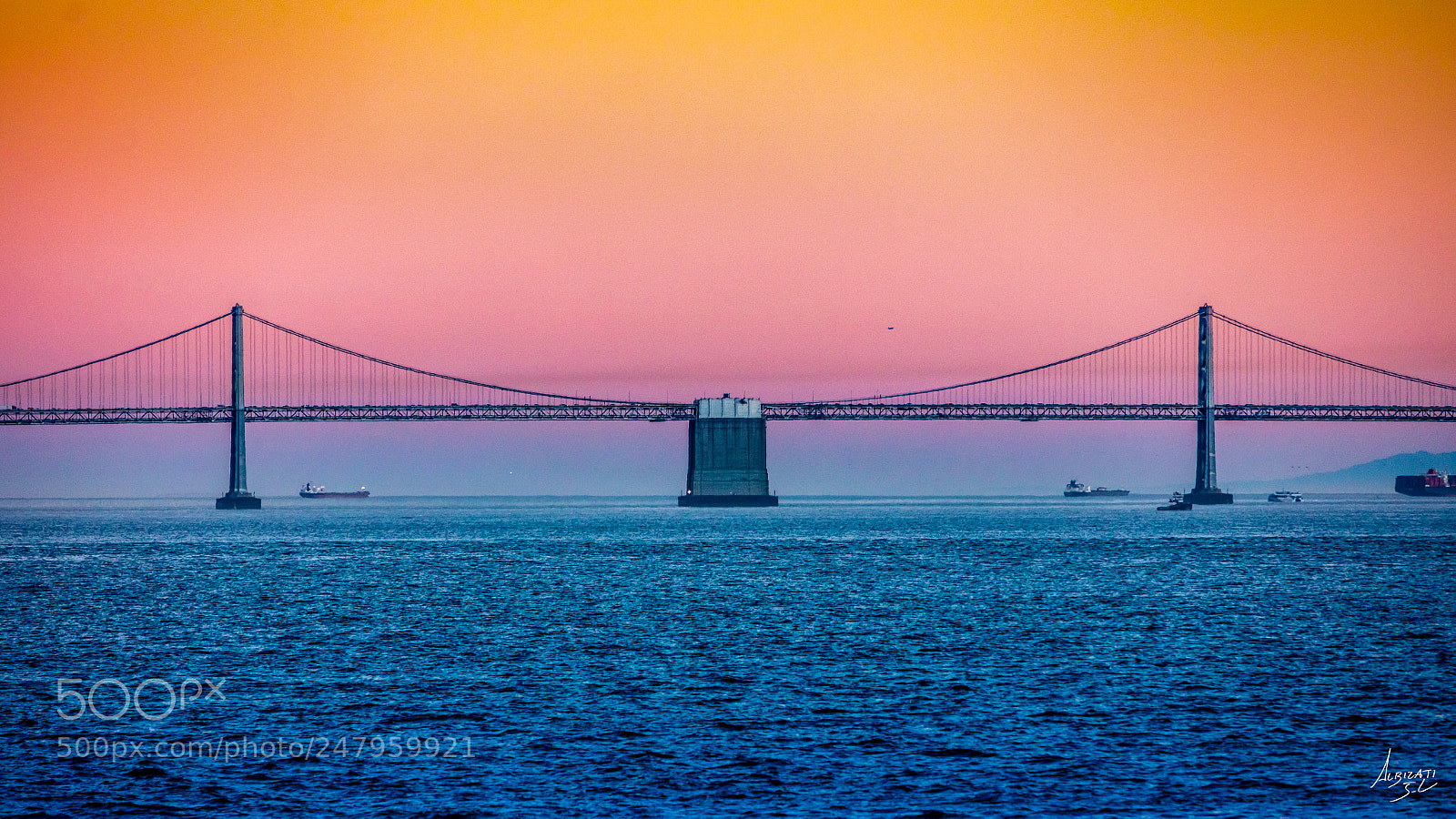 Canon EOS 5DS sample photo. Bay bridge on sunset photography