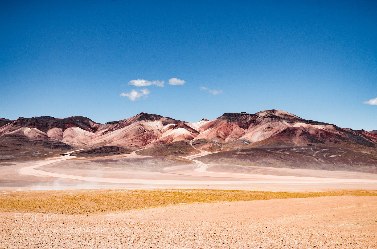 Pentax K-50 sample photo. Mountain range in bolivia photography