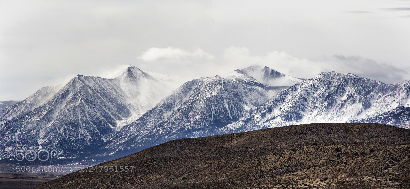 Canon EOS 60D sample photo. Wind capped mountains photography