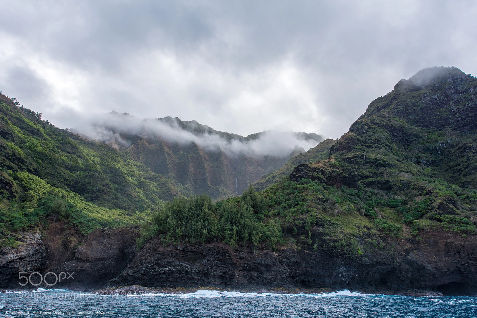 Nikon D810 sample photo. Waterfall in the clouds photography