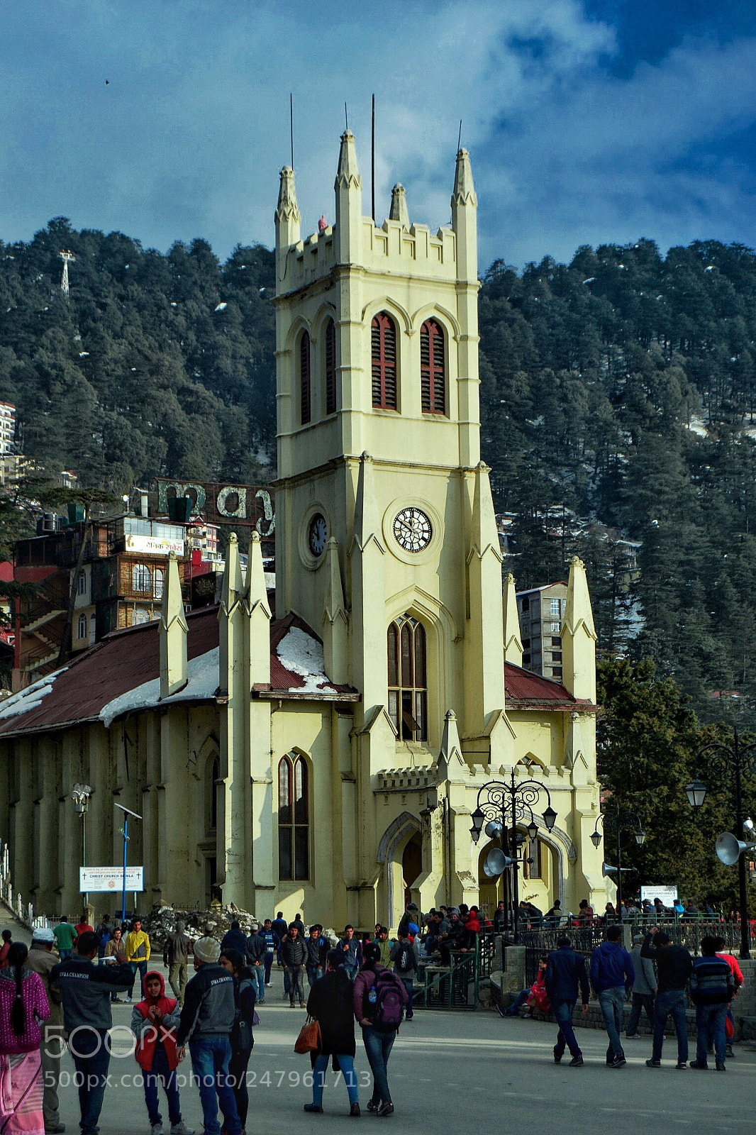 Nikon D3100 sample photo. Christ church, shimla, is photography