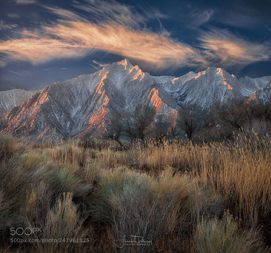 Sony a7R sample photo. Sierra sunrise photography