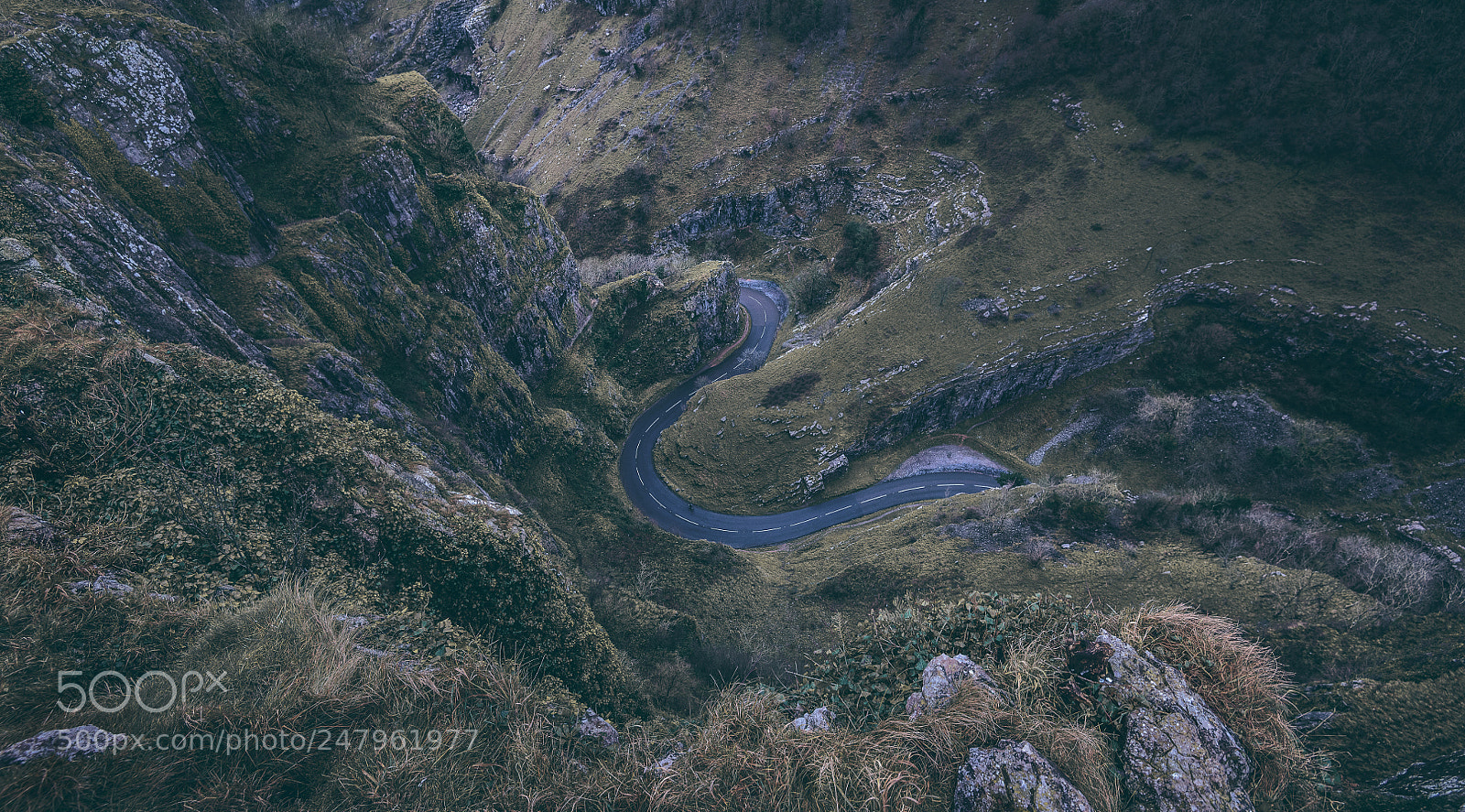 Nikon D850 sample photo. Lone rider cheddar gorge photography
