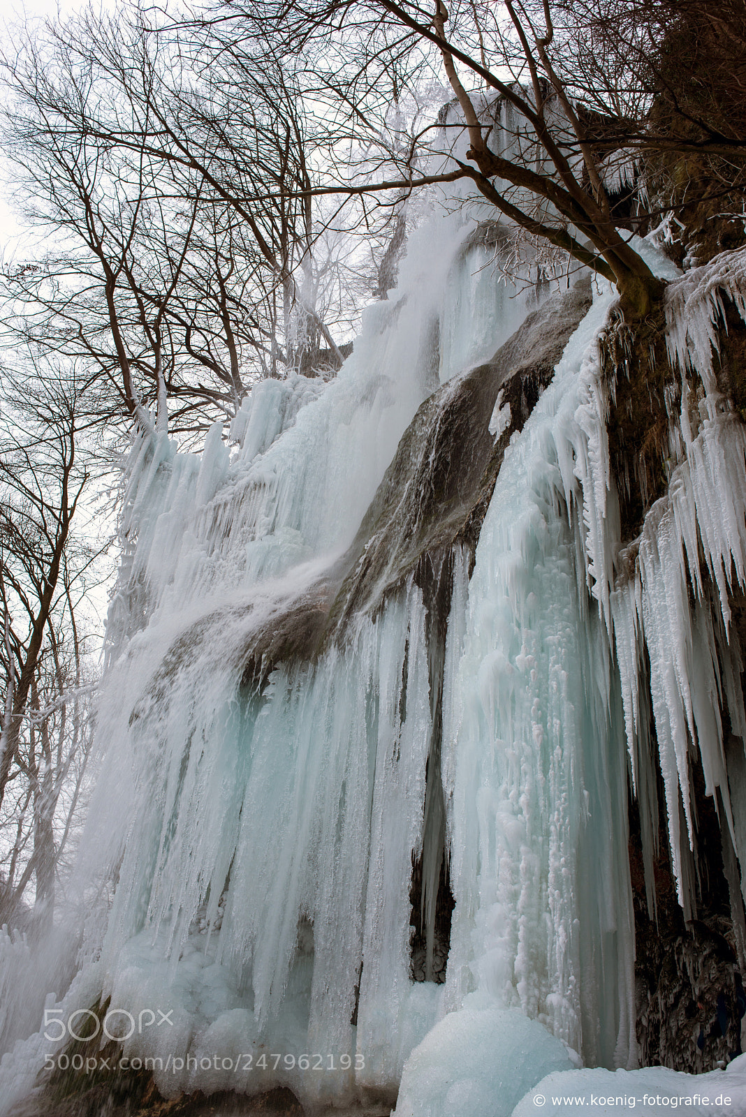 Nikon D600 sample photo. Ice waterfall urach photography