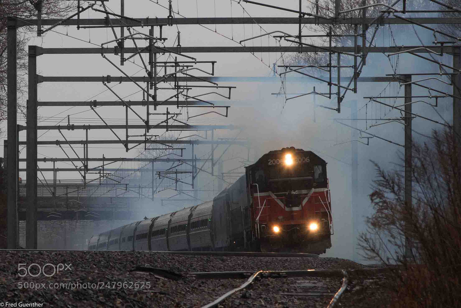 Nikon D810 sample photo. Amtrak towed on the photography