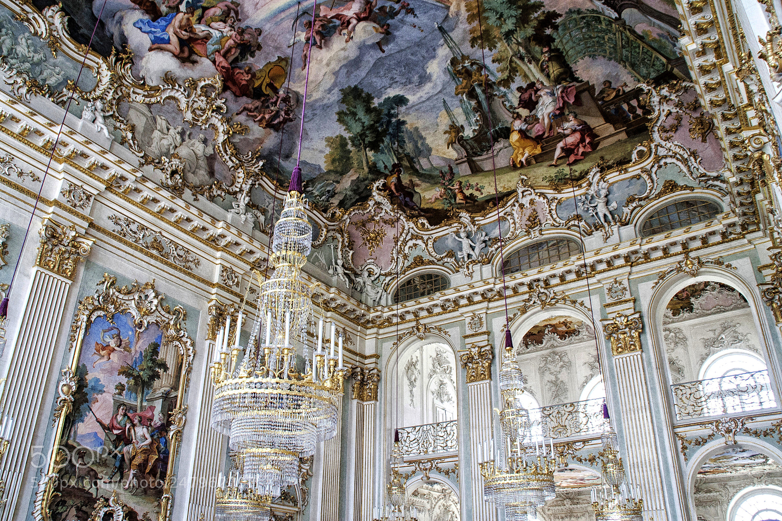 Canon EOS 30D sample photo. Room in castle nymphenburg photography