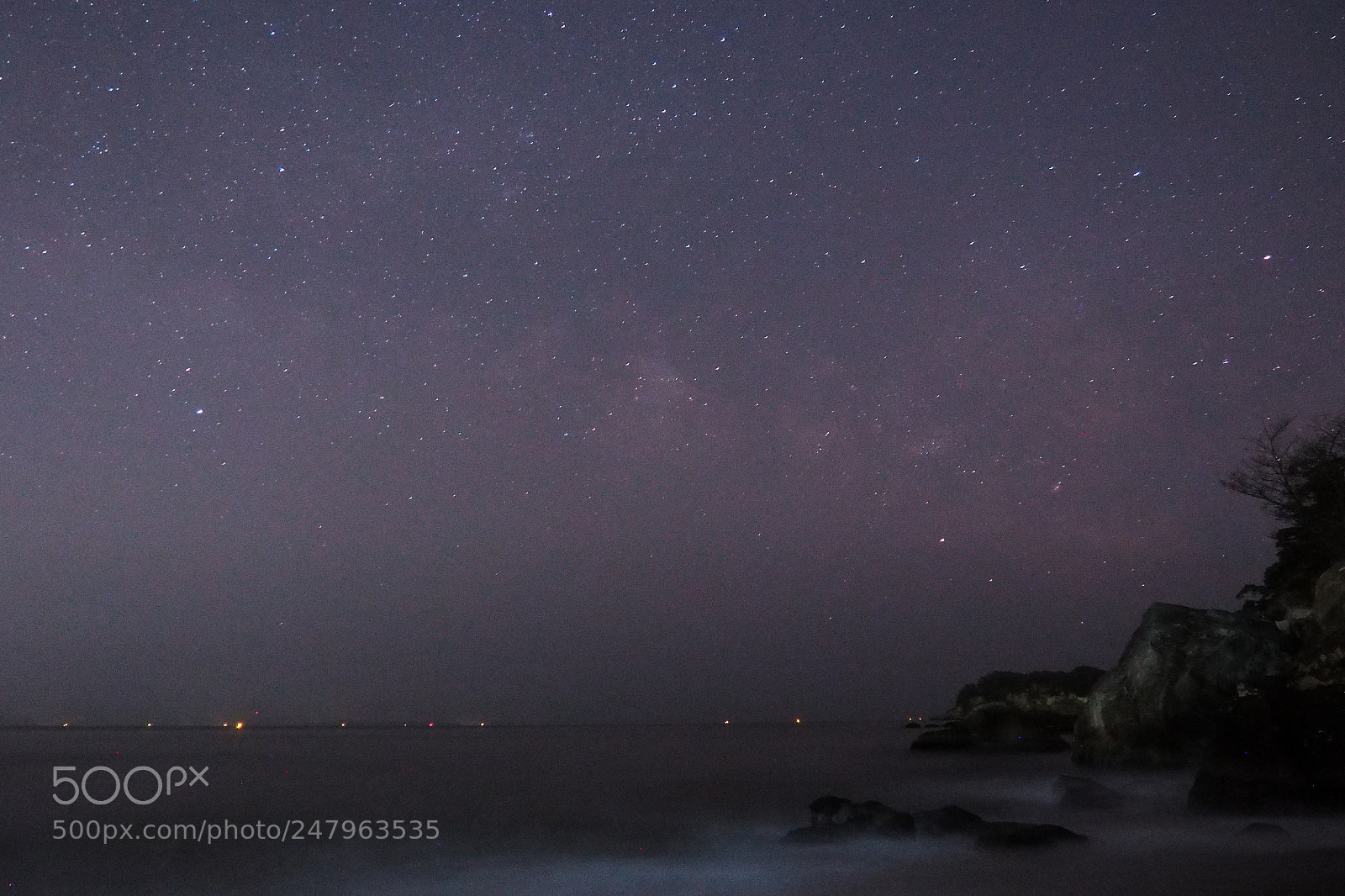 Olympus PEN-F sample photo. Galaxy rises from the photography