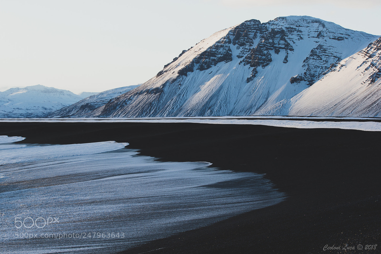 Canon EOS 60D sample photo. Black beach in the photography