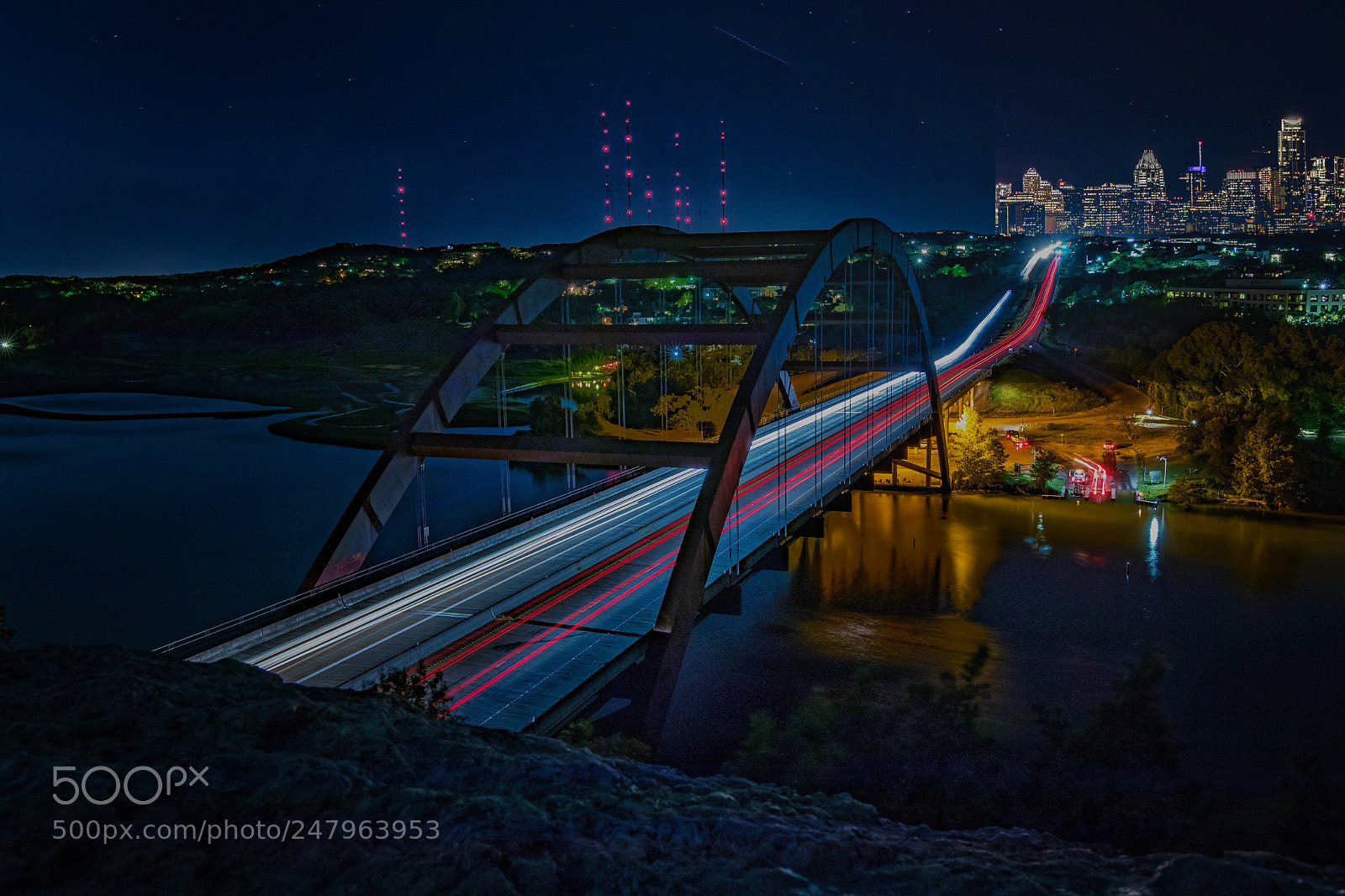 Canon EOS 80D sample photo. The bridge in austin photography