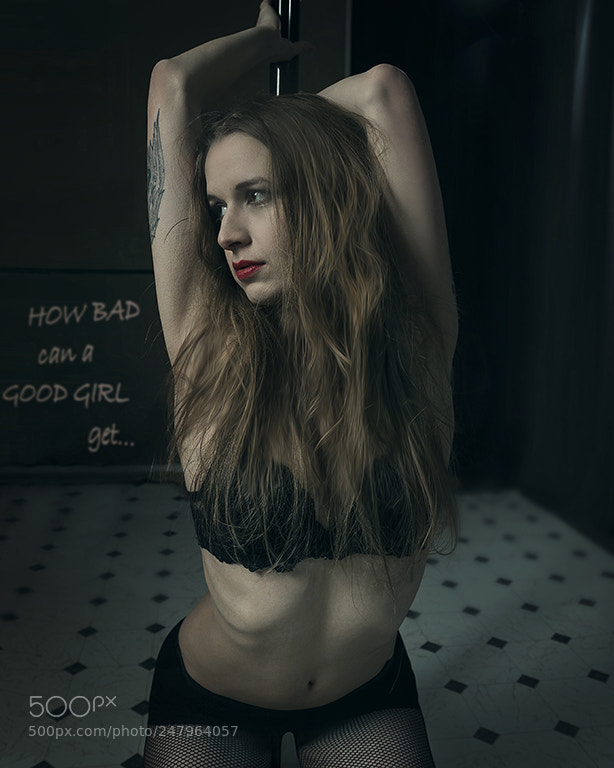 Nikon D810 sample photo. Dark motel photography