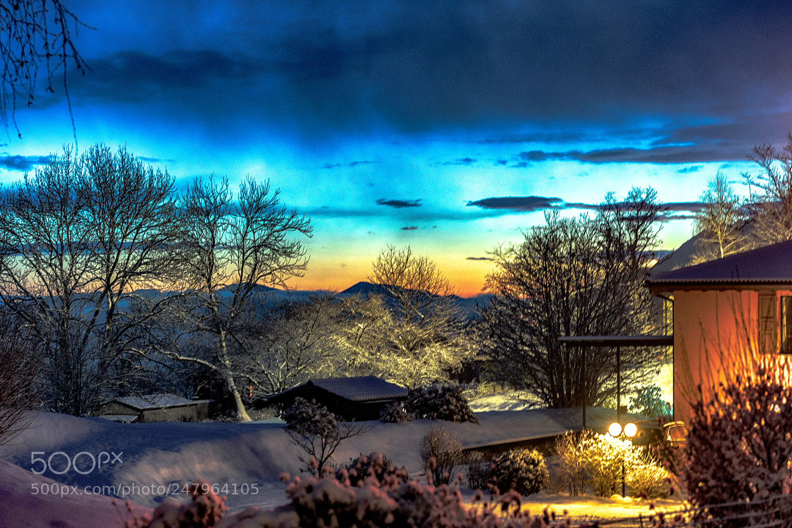 Nikon D810 sample photo. A glimpse of sunset photography