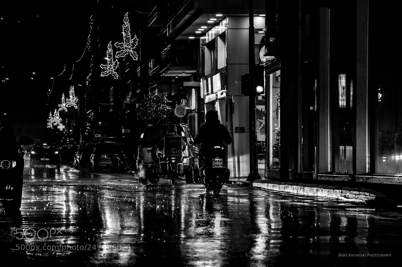 Nikon D7200 sample photo. Rainy night, wet streets photography