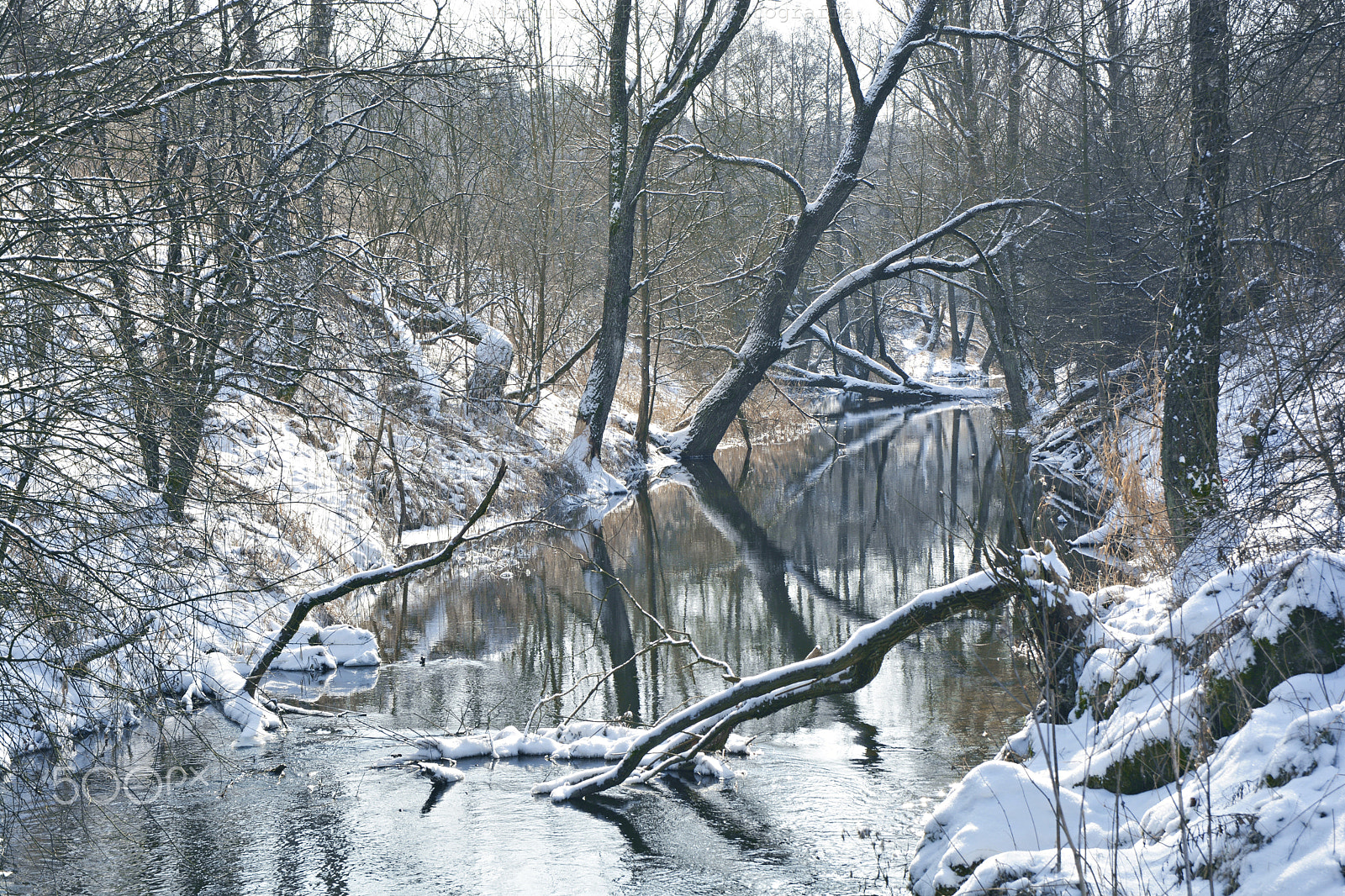 Nikon D5200 + Sigma 17-50mm F2.8 EX DC OS HSM sample photo. Winter and river. photography