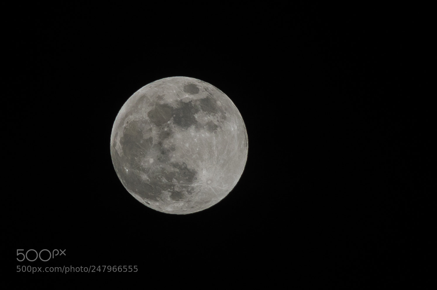 Nikon D5100 sample photo. Vollmond photography