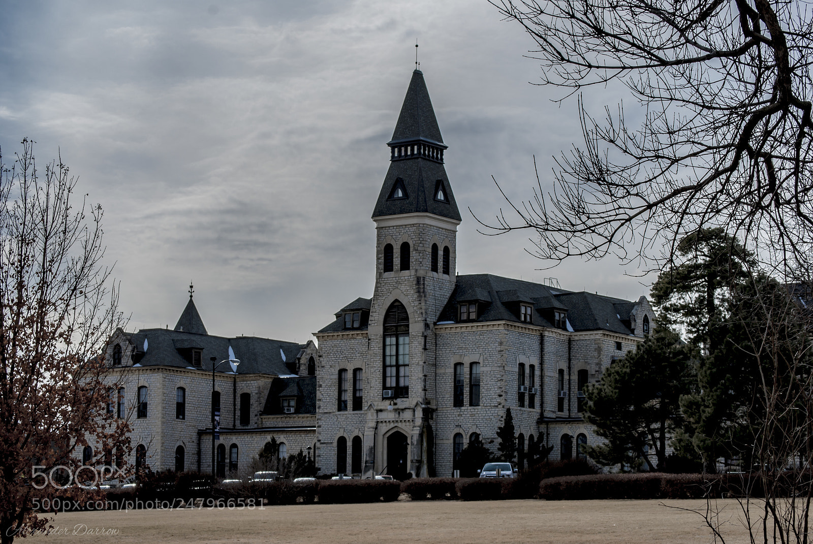 Nikon D60 sample photo. Anderson hall, kansas state photography