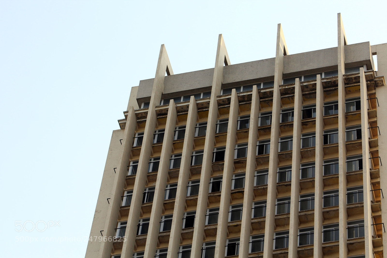 Canon EF 75-300mm f/4-5.6 sample photo. Tall building photography