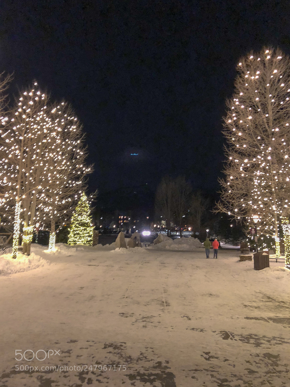 Apple iPhone X sample photo. Town center, breckenridge, colorado photography