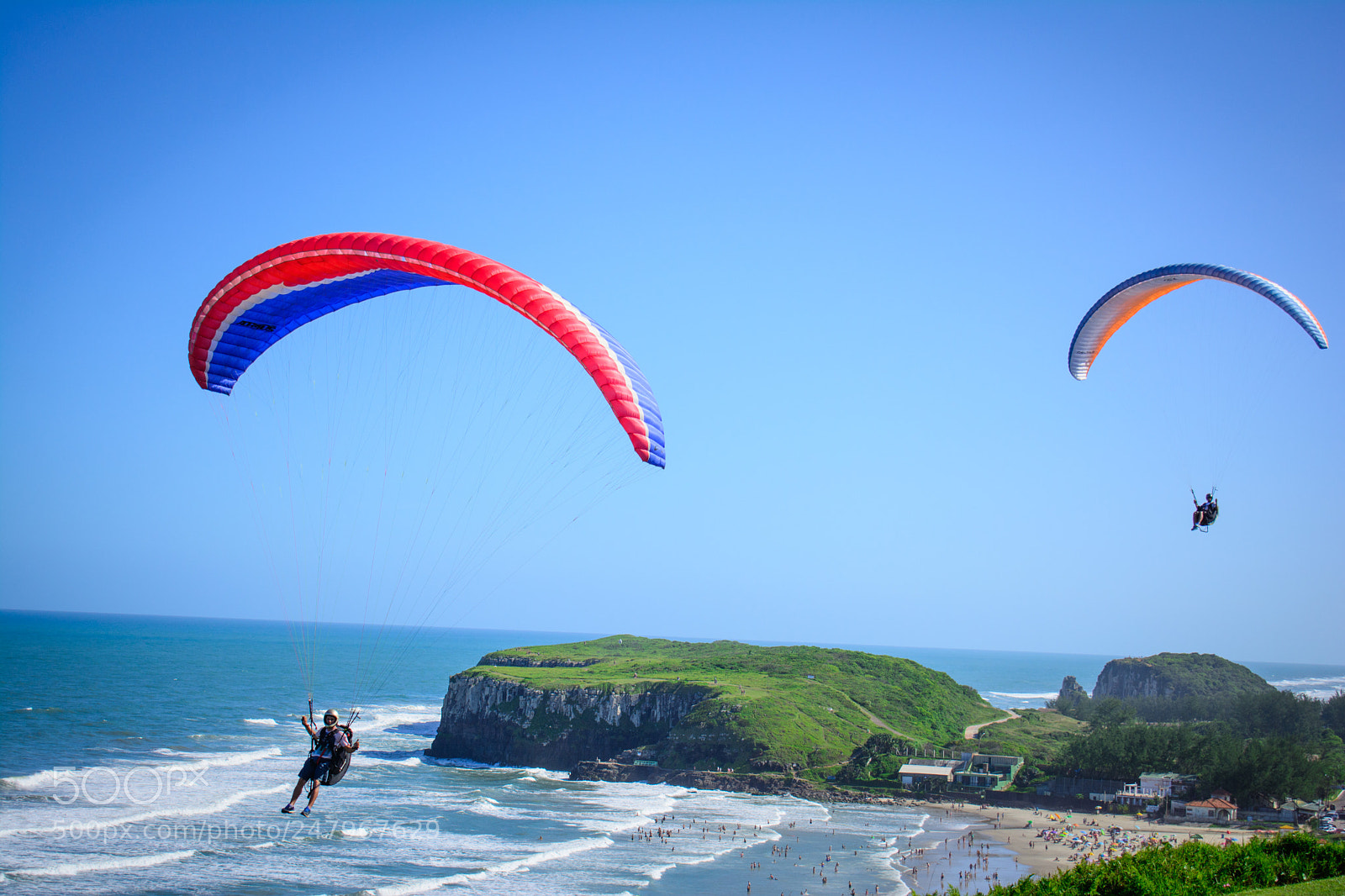 Nikon D7100 sample photo. Paraglider photography