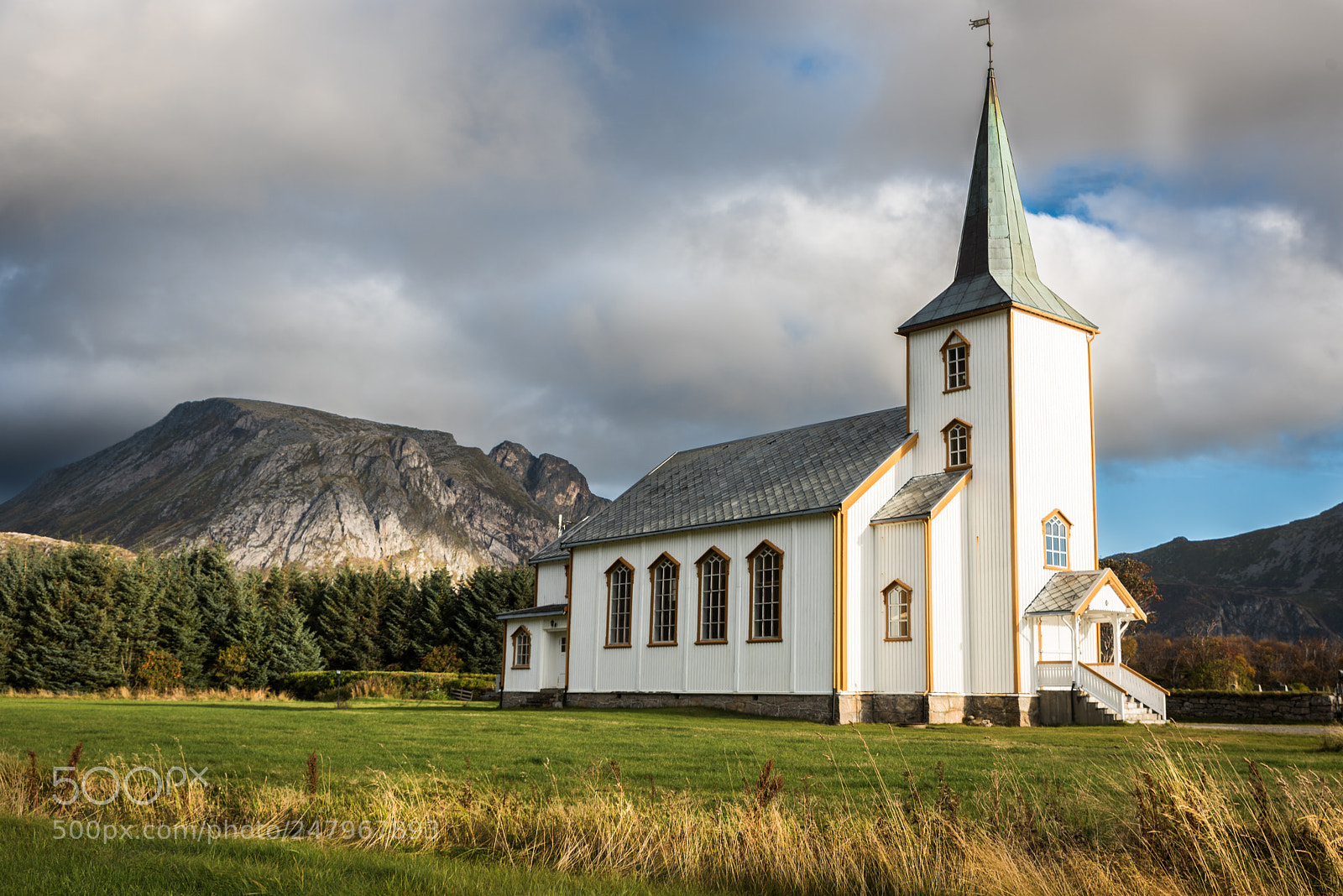 Nikon D810 sample photo. Valberg church photography